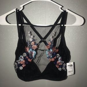 Floral Mesh Bralette
